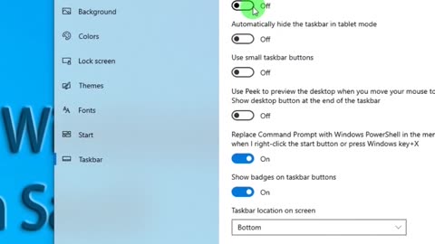 How To Automatically Hide The Taskbar