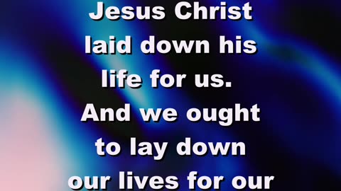 1 John 3:16