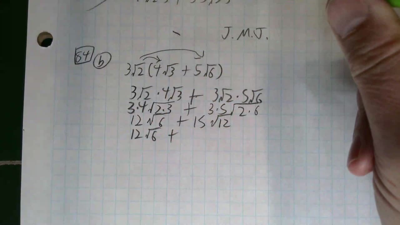 Saxon Algebra 1 Lesson 84 (b)
