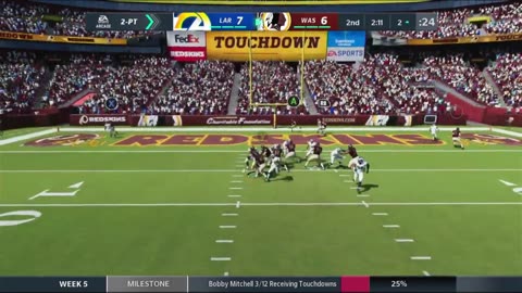 1964 REDSKINS VS Madden 21 I Franchise SEASON 1 WEEK 5 REDSKINS VS RAMS