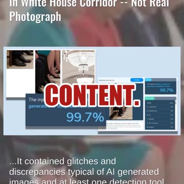 Fact Check: AI Image Shows European Leaders Waiting On Chairs In White House Corridor -- Not Real