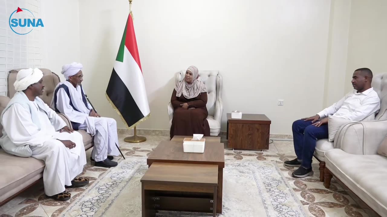Dr. Nawara Abu Mohammed meets with the General Nazir of the Bani Amer tribes