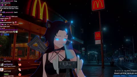 rabo9d - 🍔[ASMR]Dinner with the Goth[PART 2]🍜[vod archive]