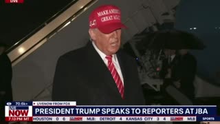 Trump answered questions on a wide range of topics
