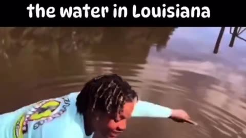 How to tell there if alligator in the water?