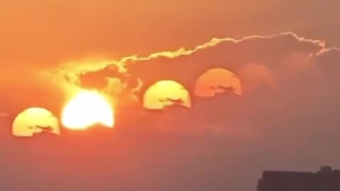 7 suns appeared in china