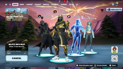 Fortnite with the crew, then Hunt Showdown Later