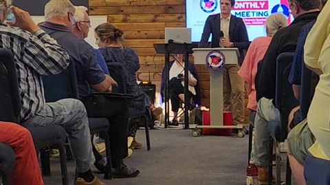 Justin Lane, with DOGE SC, Speaks to Anderson County