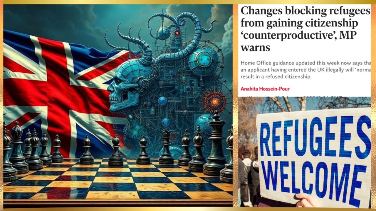 UK GOVERNMENT BLOCKS REFUGEES FROM UK PASSPORT KEEPING THEM ON DIGITAL AI RESIDENCY