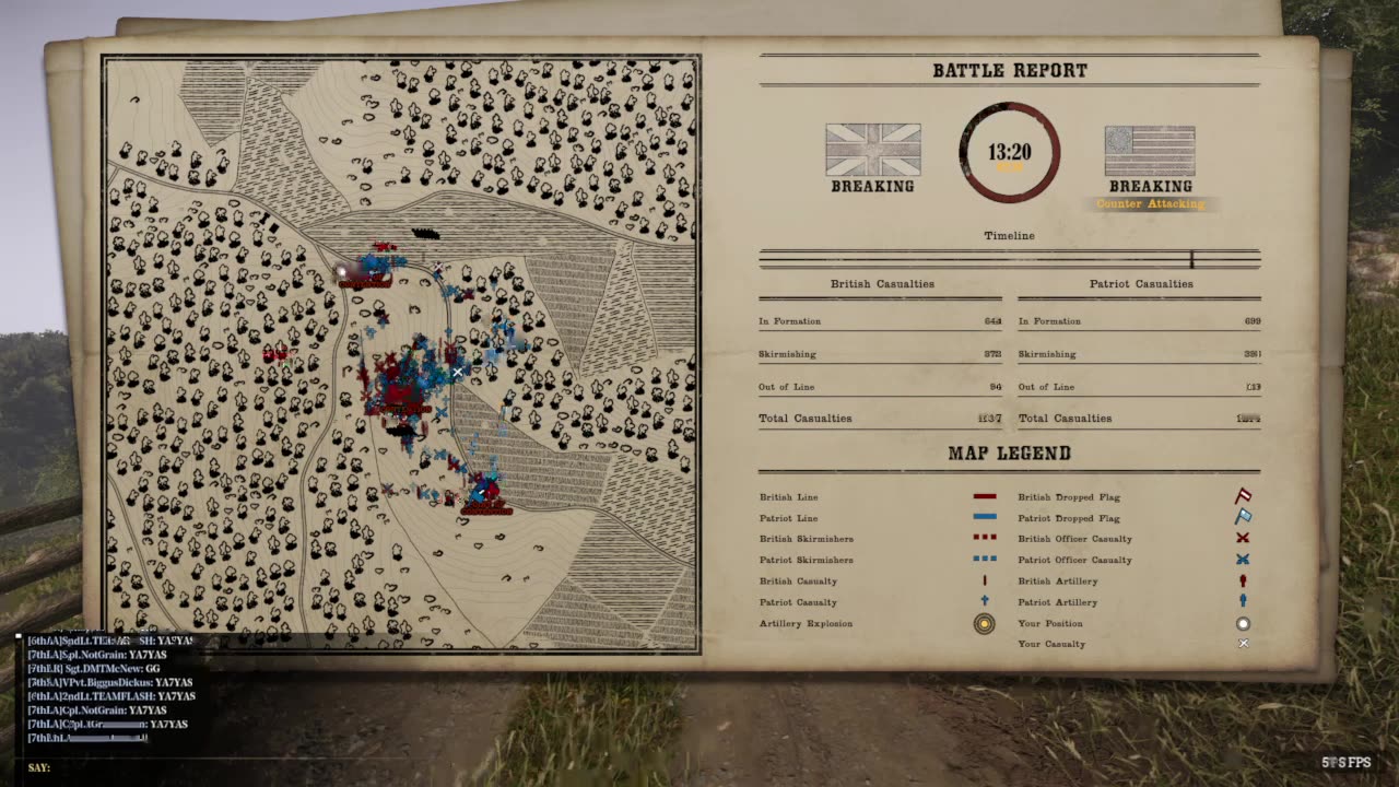 War of Rights: 6thNYV, WOB 1776, July 6 2025, Round 2.