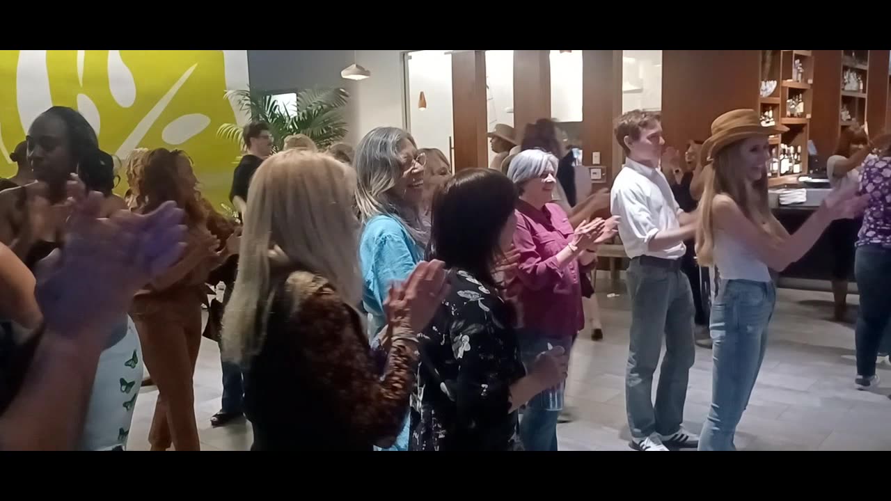 Cotton Eye Joe Line Dance -Itching To Dance Event -Caleb Crump -Hotel MdR - March 29, 2025
