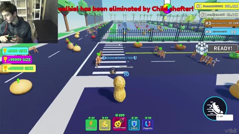 Roblox Be A Peanut Game Gameplay Part #1 With Live Commentary