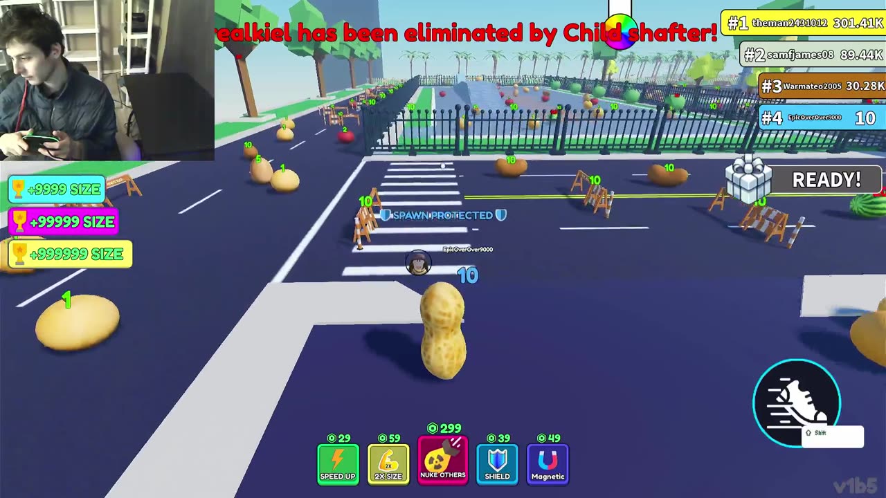 Roblox Be A Peanut Game Gameplay Part #1 With Live Commentary