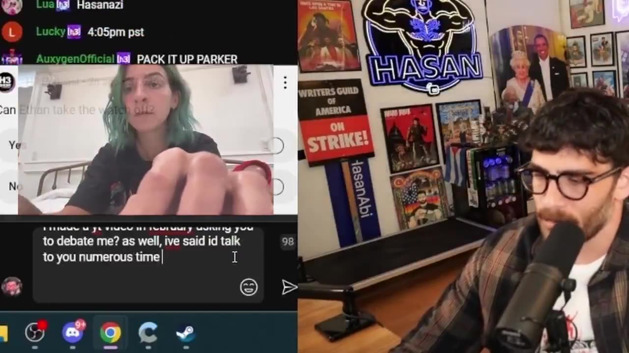 “Hasan Caught in 4k in the Live Member Chat”