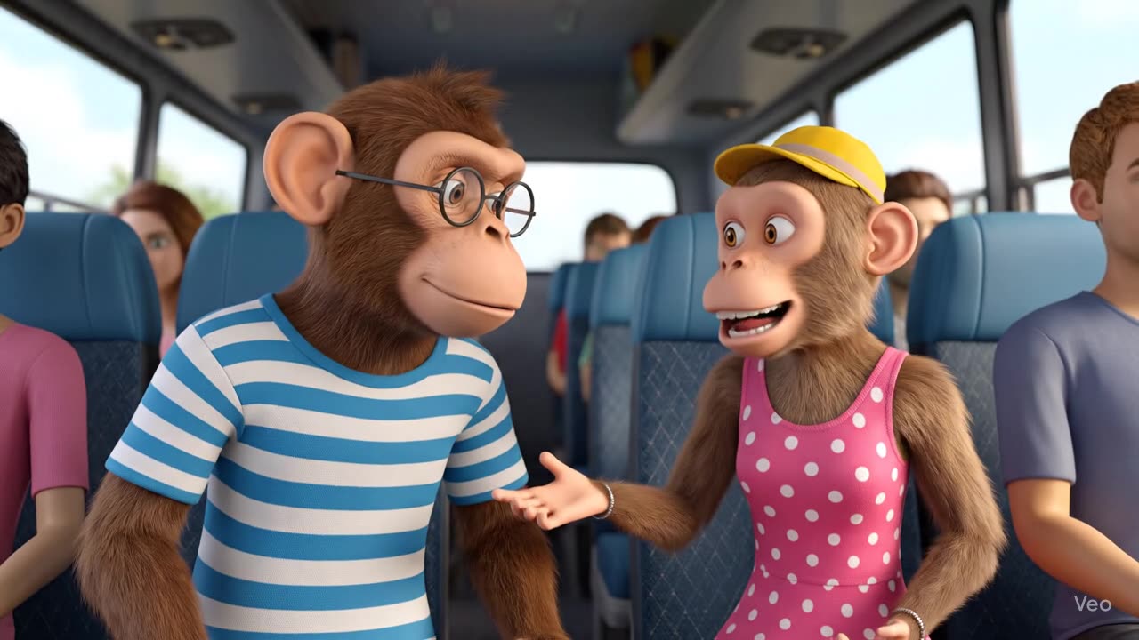 Monkey doing monkey things