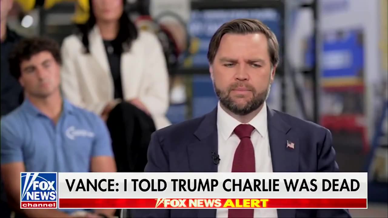 📌VP Vance recalls the moment he heard about Charlie Kirk shooting.