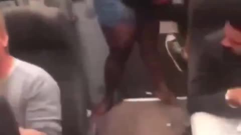 Example of diversity not working for White people on a subway train