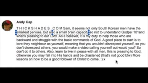 10 Jul 25 Racist Andy Jack Makes Bigoted Phallic Remarks about Sokkyu Kim\ThickShades