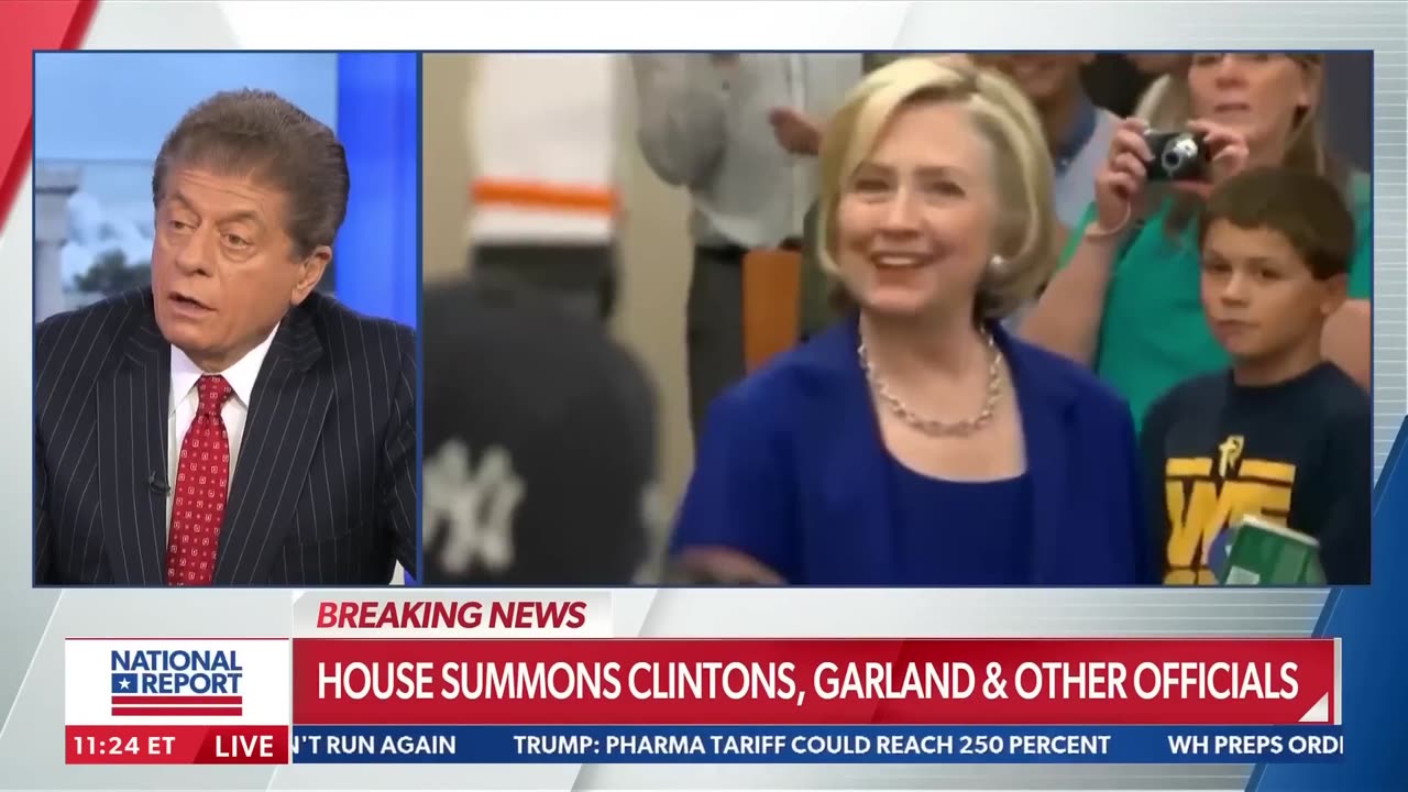Clintons could be arrested for refusing to testify_ Judge Andrew Napolitano _ National Report
