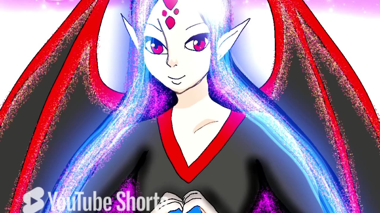 Oc speedpaint nuclear with sparkly hair