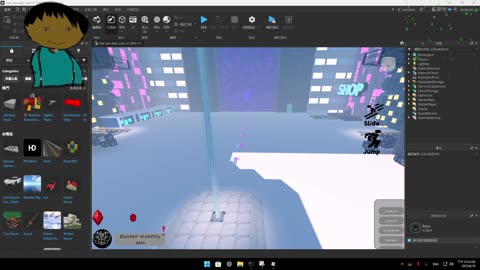 making a shity roblox game?