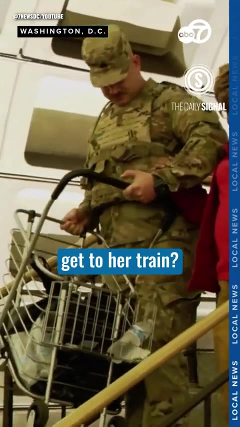 Daily Signal - National Guard in DC CAUGHT… Helping the Elderly