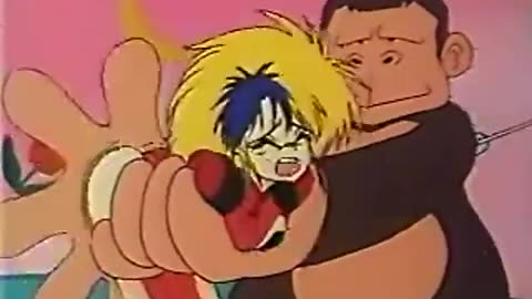 Knights of Ramune - Robot Gorilla spanks woman M_F
