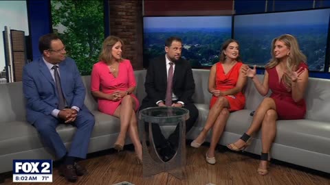 Fox2Detroit's Deena Centofanti With Her Gang On 080625