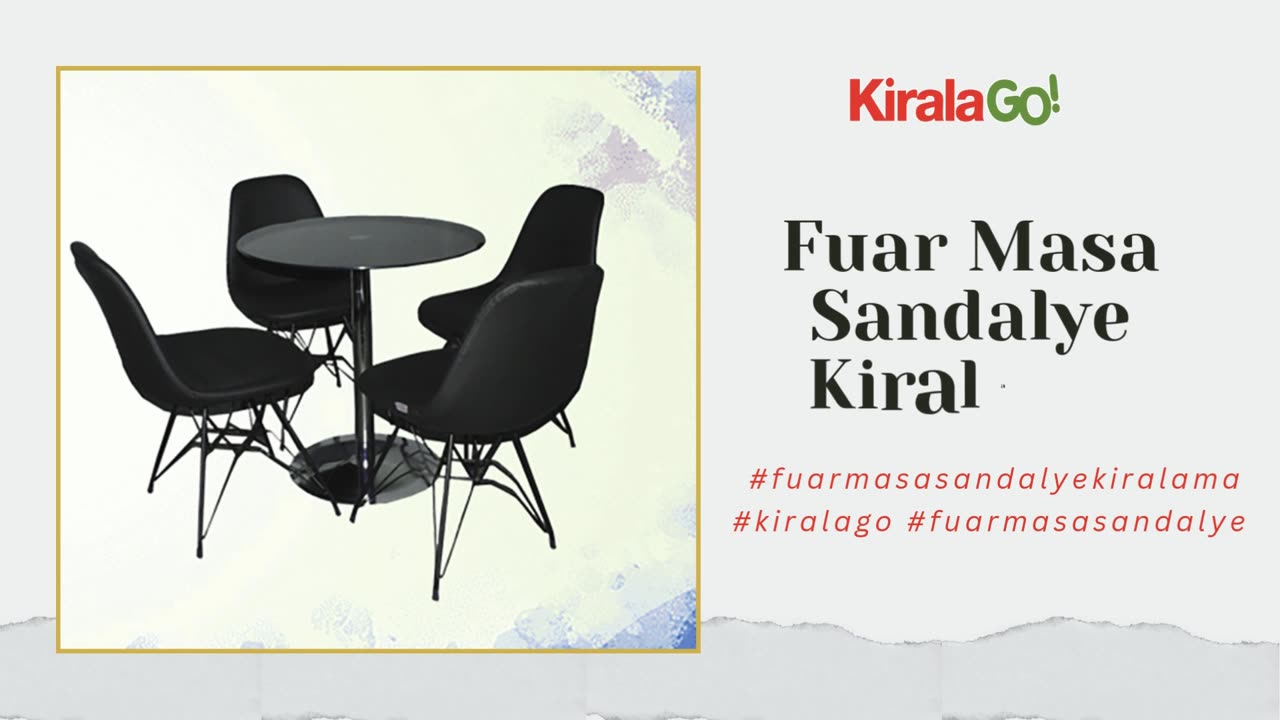 Kiralik Fuar Masa Sandalye