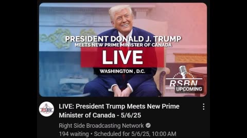 L​IVE: President Trump Meets New Prime Minister of Canada - 5/6/25