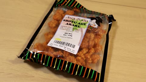 Shoyu Age Fried Arare Rice Crackers Snack Review