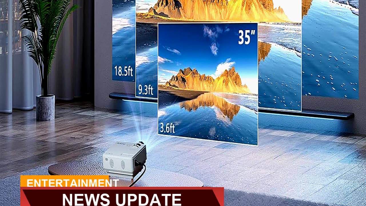 This Bestselling Portable Projector with R