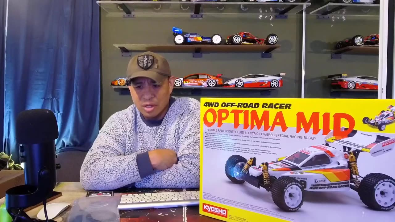 Kyosho Optima Mid Re release with EXO LWB chassis