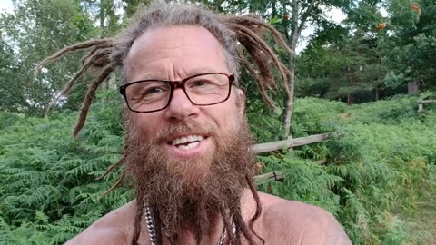 I was actually Adam, naked in the garden of Eden!