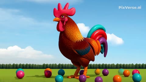 What's a ROOSTER doing in a hot air balloon?