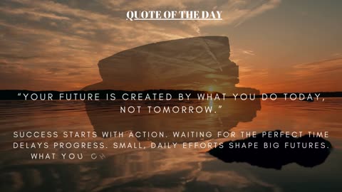 "QUOTE OF THE DAY"