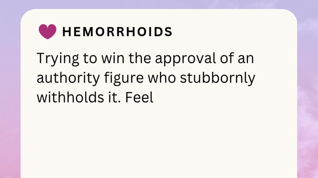 HEMORRHOIDS ❤️