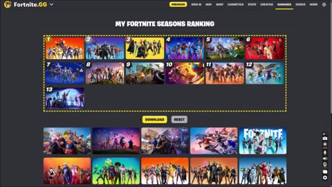 Another Fortnite Ranking