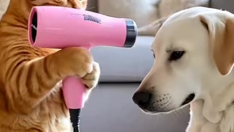 Furry Friends: Hilarious Moments of Cats and Dogs Together