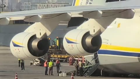 Ukrainian An-124 Strategic Airlift In Israel for Reasons Unknown