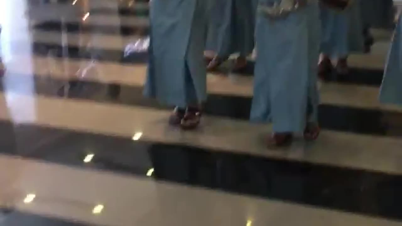 Traditional ooman music at Muscat Airport,Oman