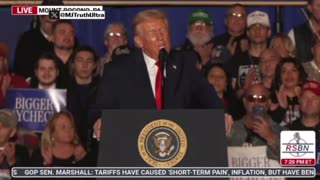 You’re going to see something amazing over the next two years with tariffs, IT’S LIKE A MIRACLE!