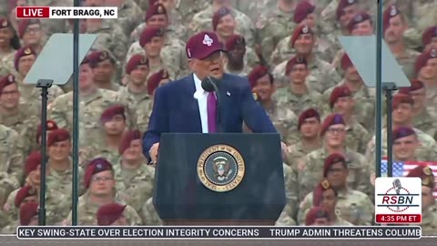 Trump Announces That He is Reinstating Names of Seven Military Bases After Biden's DEI Crusade