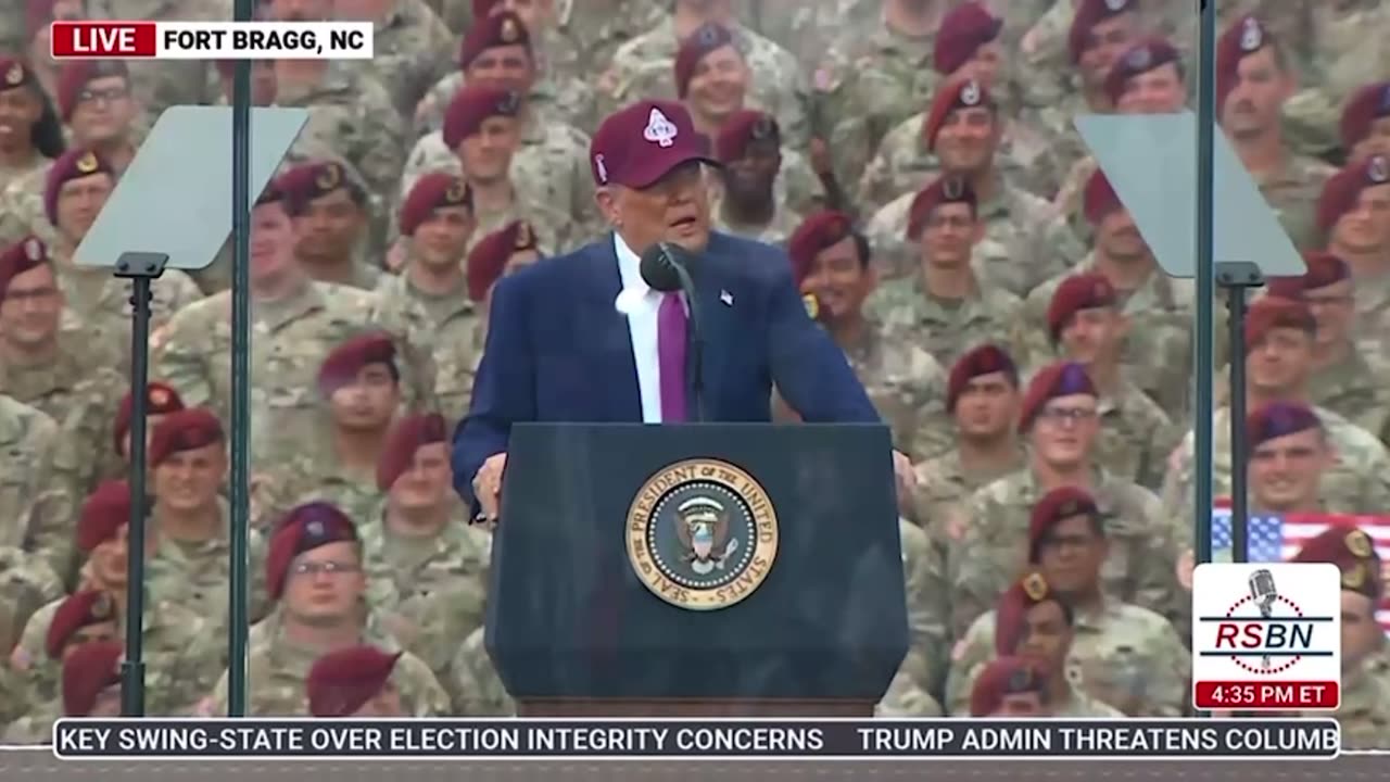 Trump Announces That He is Reinstating Names of Seven Military Bases After Biden's DEI Crusade