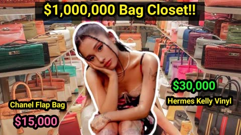 Ariana Grande’s $100,000 Handbag Collection Is Pure Luxury” | Luxury Moments | #luxurylifestyle