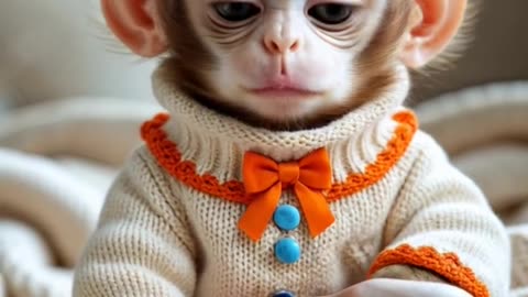 Cutest Baby Monkey Moments! You Won't Believe This! 🐒💖 #Monkey