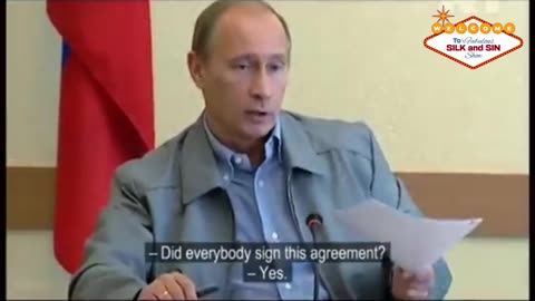 President Putin " Give me back my pen"