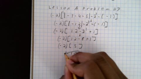 Saxon Algebra 2 Lesson A #1