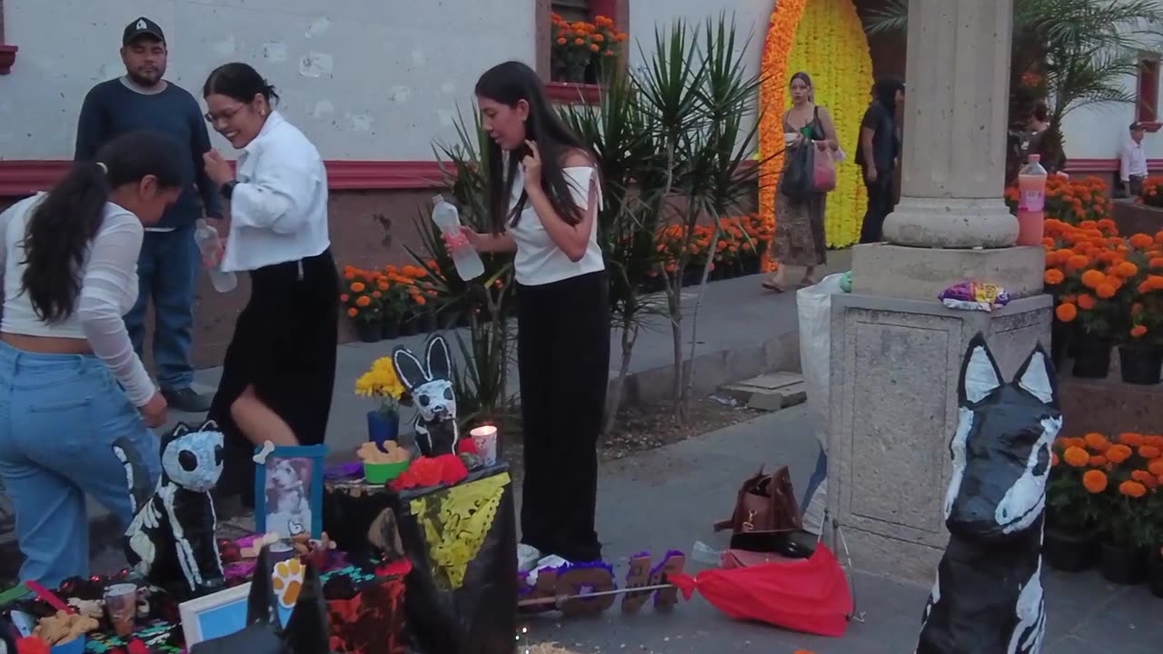 Dia De Muertos Offering Catches Fire
