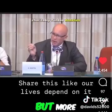 Dr. David Martin: it's a tax crime, racketeering, money laundering, leading to murder